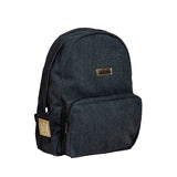 Gray Denim Backpack