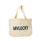 MVLUCKY Logo Tote Bag