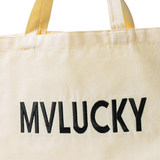 MVLUCKY Logo Tote Bag