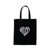 MVLUCKY Golden Heart Logo Tote Bag